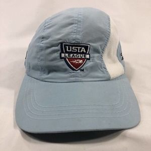 USTA United States Tennis Association Strap Back Penn Chrysler Panel Hat Cap OSF